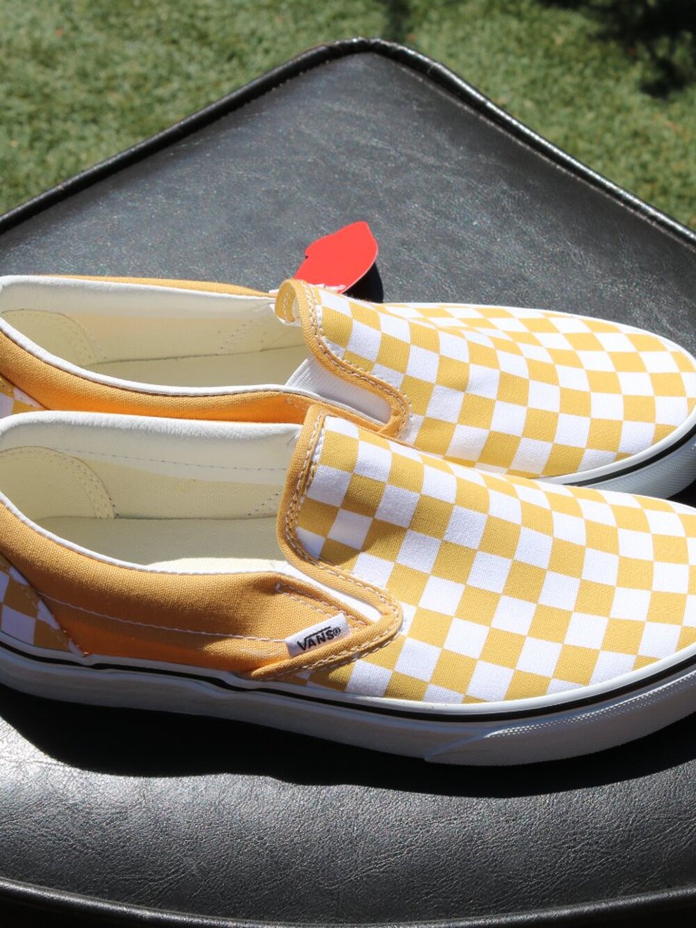 VANS classic slip on yellow checkerboard - Picture 2 of 10